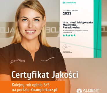 certyfikat jakości znany lekarz