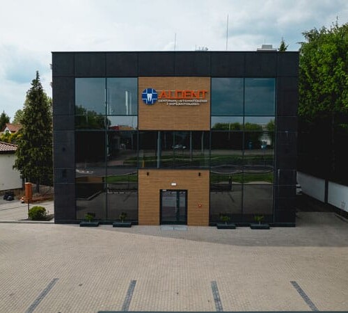 Gabinet dentystyczny Aldent Lublin Węglin budynek Klinika stomatologicznacstomatologiczna Lublin